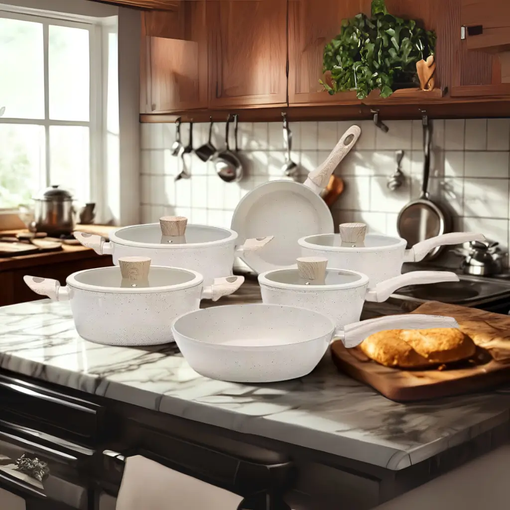 Brinox Ceramic Life Sirius 6 peças - Vanilla